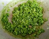 A picture of step 2 of Tricolour Spicy Rice.
