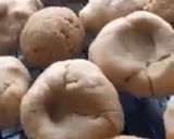 A picture of step 4 of Barley flour baati.
