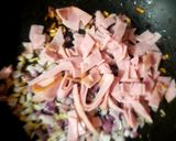 Foto del paso 4 de la receta: Zucchini relleno con jamón y verduras