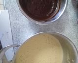 A picture of step 8 of Marble tea Cake.