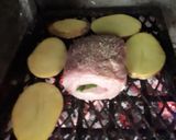 Foto del paso 2 de la receta: Carré de cerdo mechado con verdeo de ajo