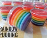 Foto langkah ke 5 dari resep Rainbow pudding.
