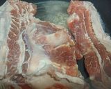Hình bước làm 1 của món Bún bò nạm chả