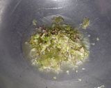 A picture of step 3 of Fenugreek leaves Bhaji.