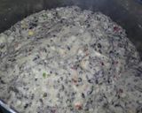 A picture of step 2 of Urad dal Vadagam.