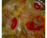A picture of step 2 of Qeema shimla mirch #cookpadsehri.