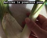 Une image de l'étape 2 de Poireaux béchamel entourés de jambon.