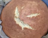 A picture of step 4 of Tres Leches Cake with Whipped Cream and Chocolate Topping.