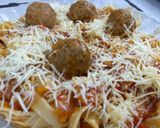 Foto del paso 11 de la receta: Pasta casera con salsa y albóndigas