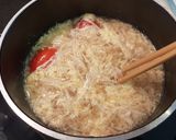 รูปขั้นตอนการทำที่ 2 ของ ซุปไข่น้ำเห็ดเข็มทอง โลว์คาร์บ