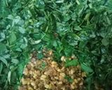 A picture of step 4 of Moong methi tarana.