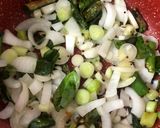 A picture of step 2 of Canned Spring Onion Tuna Fish Stir Fry.