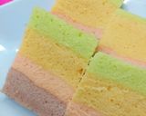 Foto langkah ke 6 dari resep ❤️ Rainbow Cake~.