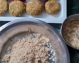A picture of step 3 of Leftover Chhole Kabab.
