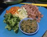 Foto langkah ke 1 dari resep Creamy Spagheti carbonara ala fe’#bandung_recookanidiasarah.
