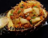 A picture of step 12 of Pineapple fried rice.