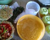 A picture of step 1 of Sabit bhuni mong daal.
