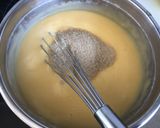 A picture of step 2 of Eggless Strawberry Custard.