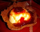 Foto del paso 3 de la receta: Parfait aromatizado al whisky y vainilla en canastas de caramelo 