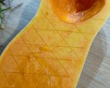 Une image de l'étape 1 de 🌱Butternut Chèvre Miel Thym Ail en chemise.