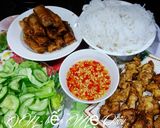 Hình bước làm 2 của món Ức gà xiên nướng