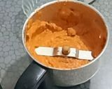 A picture of step 4 of Whole Green Moong Dosa with chutney.