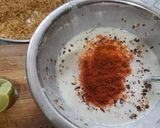 A picture of step 4 of Crispy Spicy Baby corn fritters.