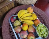 A picture of step 3 of Mango nuts grape sewai dessert#.