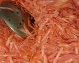 A picture of step 1 of Gajar Ka Halwa.