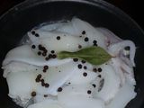 Timbal de sepia con ajo arriero