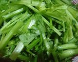 Hình bước làm 1 của món Canh cải bó xôi nấu tôm