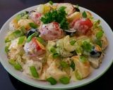 A picture of step 13 of Mike's Creamy Potato Egg Salad.