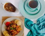 Foto langkah ke 8 dari resep Ayam Goreng Saos Lemon.