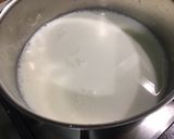 Une image de l'étape 1 de Flan pâtissier aux fraises.
