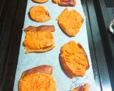 Foto do passo 5 de Batata doce ao murro com alho e parmesão