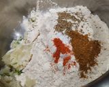 A picture of step 1 of Aloo ki puri.