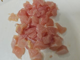 雞肉丁蒸蛋