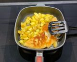 Panierter Fisch mit Bratkartoffeln Rezeptschritt 2 Foto