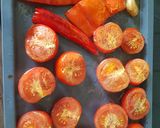 A picture of step 1 of Roasted Bloody Maria Salsa.