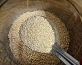 A picture of step 4 of White sesame seeds Kachariyu.