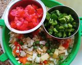 A picture of step 1 of Mix vegetable Subji.