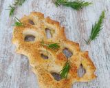 Une image de l'étape 4 de Fougasse au comté/romarin.