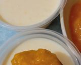 Foto langkah ke 2 dari resep Puding Susu Puree Mangga (Snack Mpasi 11+m).