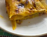 Foto del passaggio 4 della ricetta Lasagne con salsiccia, porro e crema di zucca
