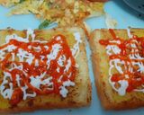 Foto langkah ke 4 dari resep Korean Street Food Sandwich.