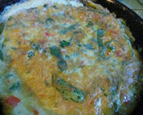 Foto del paso 4 de la receta: Omelette de espinaca (nutritiva y fácil)