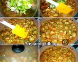 A picture of step 6 of Arabian Chicken Fatayers also in Pita wraps and pita pockets.
