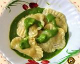 A picture of step 2 of Veg Ravioli In Spinach Cream Sauce.
