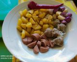 Foto langkah ke 1 dari resep Sambal goreng kentang pentol.