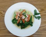 Foto langkah ke 3 dari resep Tumis Pokcoy Udang.